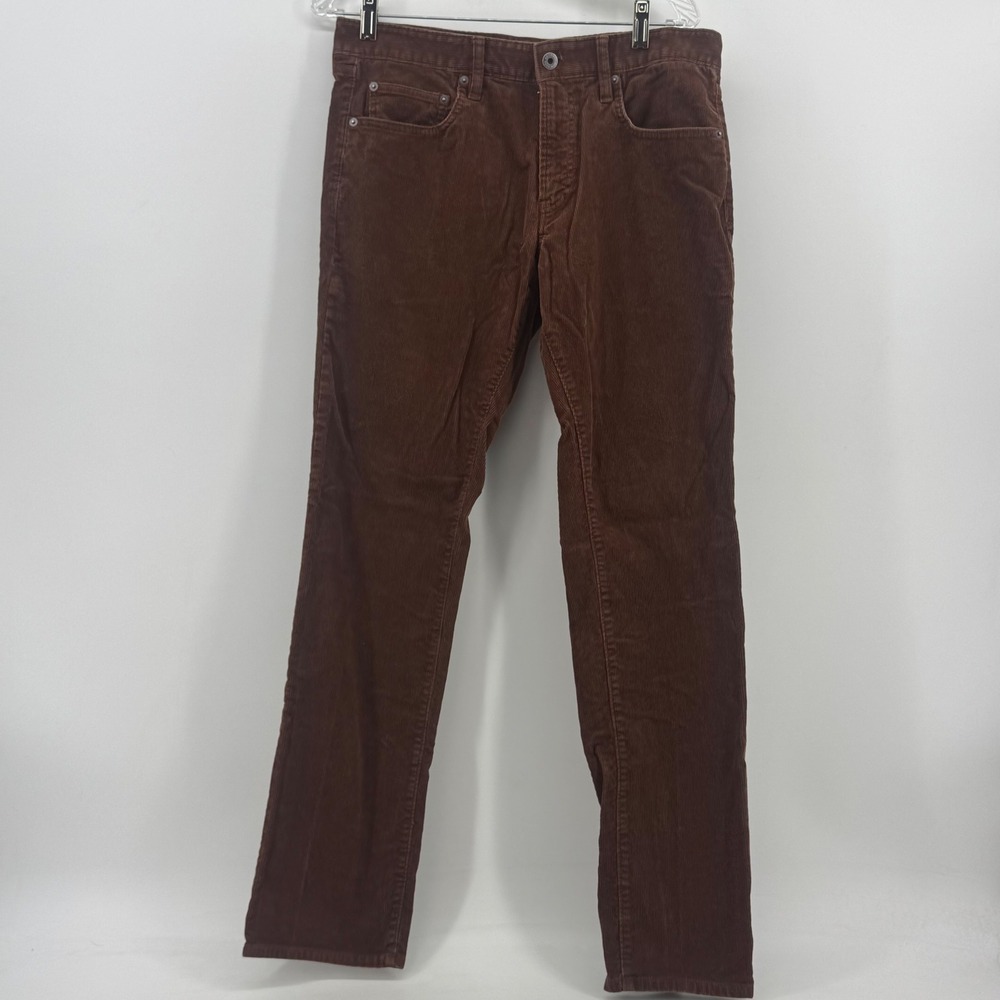 Bonobos Mens Brown Tailored Fit Corduroy Pants 32x32 Stretch Cotton BDB01587T